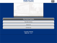 Tablet Screenshot of parkplacemanhattan.com